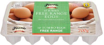 Picture of FREE RANGE JUMBO EGGS 700G 10PK