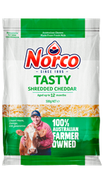 Picture of NORCO TASTY SHREDDED CHEESE 500G