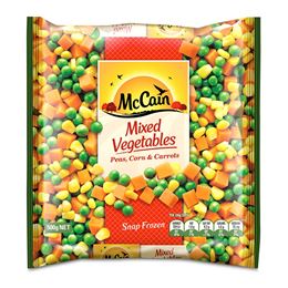 Picture of McCAIN MIXED VEGETABLES PEAS, CORN & CARROTS 500G