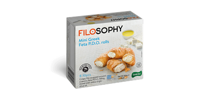 Picture of FILOSOPHY MINI GREEK FETA ROLLS 450G