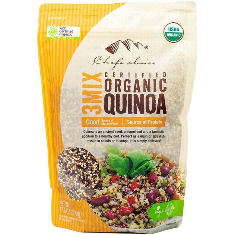 ORGANIC 3 MIX QUINOA 500G : Minchinbury Fruit Market