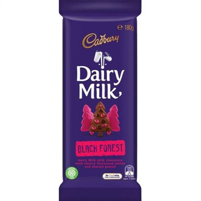 Picture of CADBURY DAIRY MILK CHOCOLATE BLACK FOREST 180G