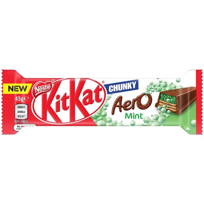 Nestle Chocolate Kit Kat Chunky Aero Mint 45g Minchinbury Fruit Market