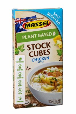 Picture of MASSEL STOCK CUBES SALT REDUCED CHICKEN 105G