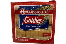 Picture of GOLIDES WHEAT TOASTED RUSKS PAPADOPOULOS 255G
