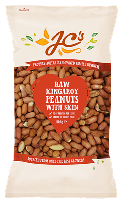 Picture of RAW KINGAROY PEANUTS WITH SKIN 500G