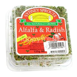 Picture of ALFALFA & RADISH SPROUTS 125G
