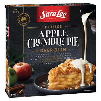 Picture of SARA LEE DEEP DISH RUSTIC APPLE CRUMBLE PIE 800G