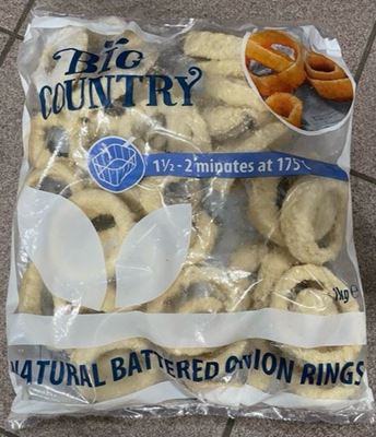 Picture of BIG COUNTRY NATURAL BATTERED ONION RINGS 1KG